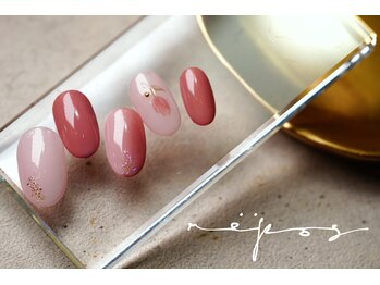 ルポネイル 高円寺(repos nail)/定額　オフィス　フラワーネイル