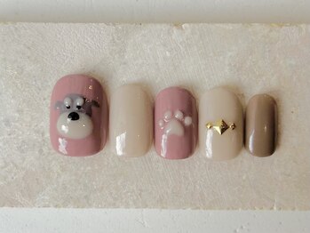 カラ ネイル 中津店(calla nail)/わんわん ネイル