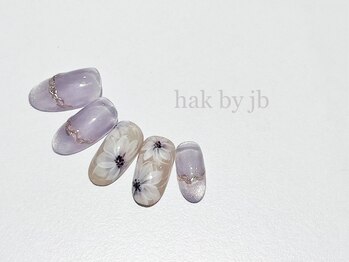 ハク ネイル バイジェービー 稲毛(hak nail byjb)/定額　11000