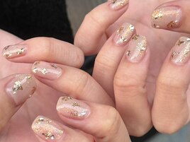 ニュアンス/大人シンプルネイル