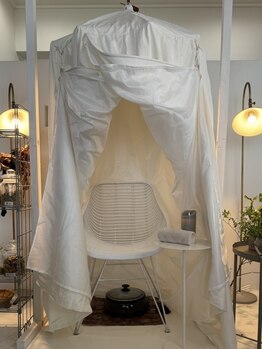 オントオフ(ON/off)の写真/【ハーブ蒸しテント】で最強デトックス♪顔のむくみスッキリ×毛穴レス!!おひとり様専用の貸し切りサロン◎