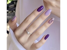 【2色ワンカラーネイル】