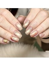 マイオティック ネイル(miotic nail)/ゴールドマグネットニュアンス