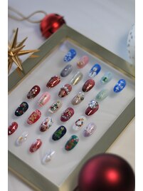 クリスマスネイル