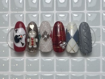 ジョアネイル(JOA Nail)/だるま/アーガイル/ツイード