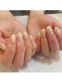 ワンポイントグラデデザイン