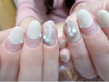 アミュリー ネイル アトリエ(Amury nail atelier)/さりげなくヒョウ柄ネイル♪