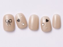 アイ ネイルズ 天神店(I nails)/シンプルガーリー　￥6500
