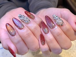 1月　冬のボルドーカラー
