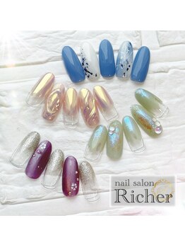 エスフィーネイルサロン リシェル(Esfy nailsalon Richer)/2025,3月 定額デザイン