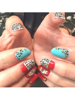 マニエネイル(mani e nail)/お洋服のイメージをネイルに♪