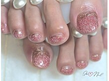 キュアネイル(Qa Nail)/フットネイル☆フラッシュラメ