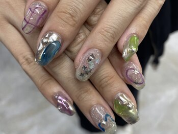 ゆびノさき イケブクロ(ゆびノさき+ikebukuro)/カラフルニュアンス