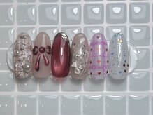 ジョアネイル(JOA Nail)/冬/リボン/パール/シェル/ホロ