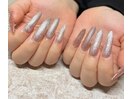 キラキラロングネイル