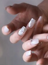 エムディーエーネイル(M.D.A NAiL)/敷詰めシェルパヴェ