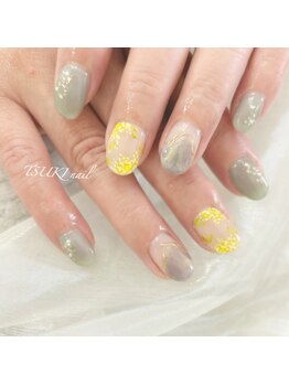 ツキネイル(TSUKI nail)/ミモザネイル