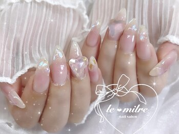 ル ミリィ(le milre)/うるうるチークネイル♪