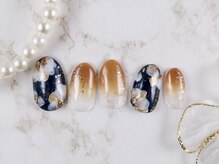 ショコ アンド ラム(Syoko&Lum)/☆ニュアンスフラワーネイル☆