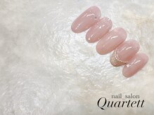 カルテット 千葉店(Quartett)/【ラメフレンチ×チェーン】