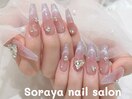 チップ長さだしシンプルネイル