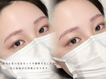 ベルム 池袋店(BELME)/まつ毛と眉毛のセットメニュー♪