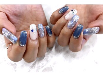 クレアネイル 高崎ウニクス店/持ち込みデザインのお客様ネイル