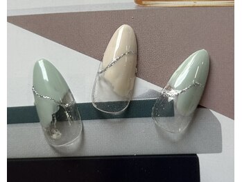 リーフオレンジアイラッシュ(leaf orange eyelash)/ニュアンスコース 3350円