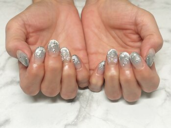 ブルーグラデ先端マグ　ワンホン