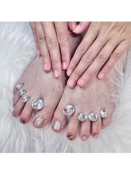 はあとねいる 下関山の田店/ワンカラー フットMGNo.4