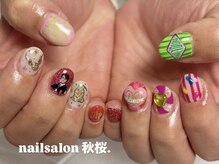 秋桜.の雰囲気(持ち込みデザインも大歓迎◎シールやパーツも豊富です♪)