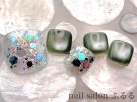 新作☆フットプチプラネイル#816