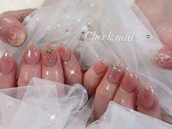 キューセブンネイルラウンジ ららぽーと立川立飛店(Q7 NailLounge)/流行りのチークデザイン☆