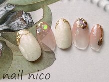ネイルニコ(nail nico)/パールネイル
