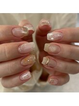 リノ(lino)/ホワイトニュアンスネイル