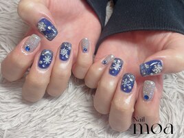 ネイビー　結晶