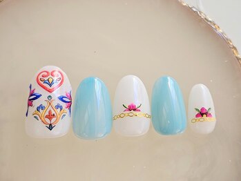 ネイルサロン フローリア(nail salon Florir)/ブルーネイル