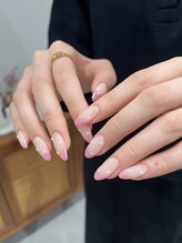 ジュアネイル(jouer nail)/ピンクフレンチネイル☆