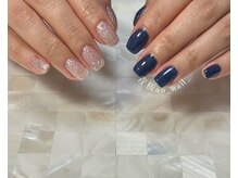 アオネイル(青桜 ao_nail_)/フラッシュネイル