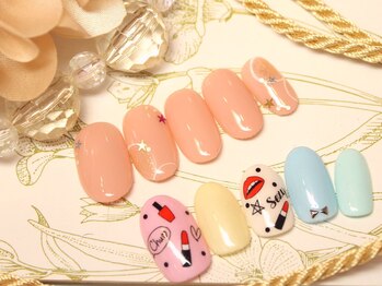 ネイルアンドアイラッシュ リラ 東三国店(Rela)/4900円/再来5500円