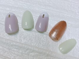 控えめパステルカラー☆