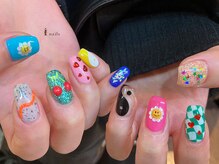 アイネイルズ 渋谷店(I nails)/カラフルアートネイル