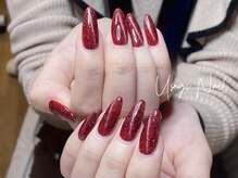 ウサギネイル 新大久保店(usagi nail)/マグネットフレンチ秋可愛い