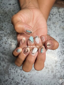 Sea×wave nail