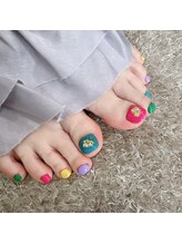 リンネ(Rinne)/《foot》カラフルネイル