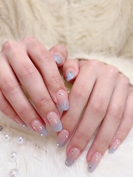 ラフ メニー(Laugh)/定額メニューの青グラデーション