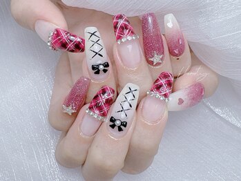 ミオ 上野店(mi.o)/チェックネイル