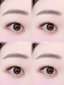 メル(meru)/eyebrow × lash lift