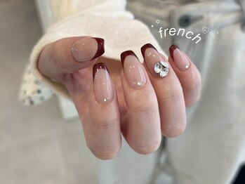 エメソワ(aimer soi)/★フレンチネイル