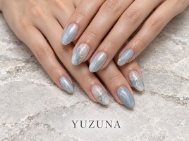 シルバーマーブルネイル